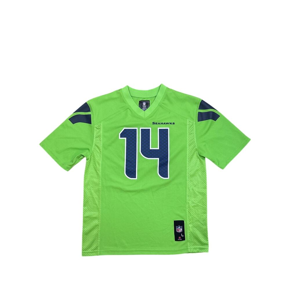 NFL Team Apparel Seattle Seahawks DK Metcalf Youth L color rush Green Jersey 14